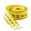 Whirled yellow tape measure